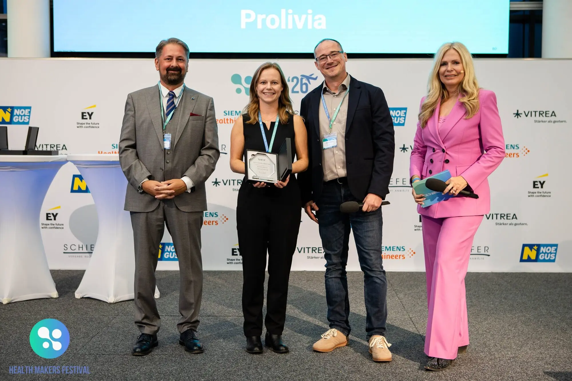 Verleihung Digital Health for Prevention: Prolivia