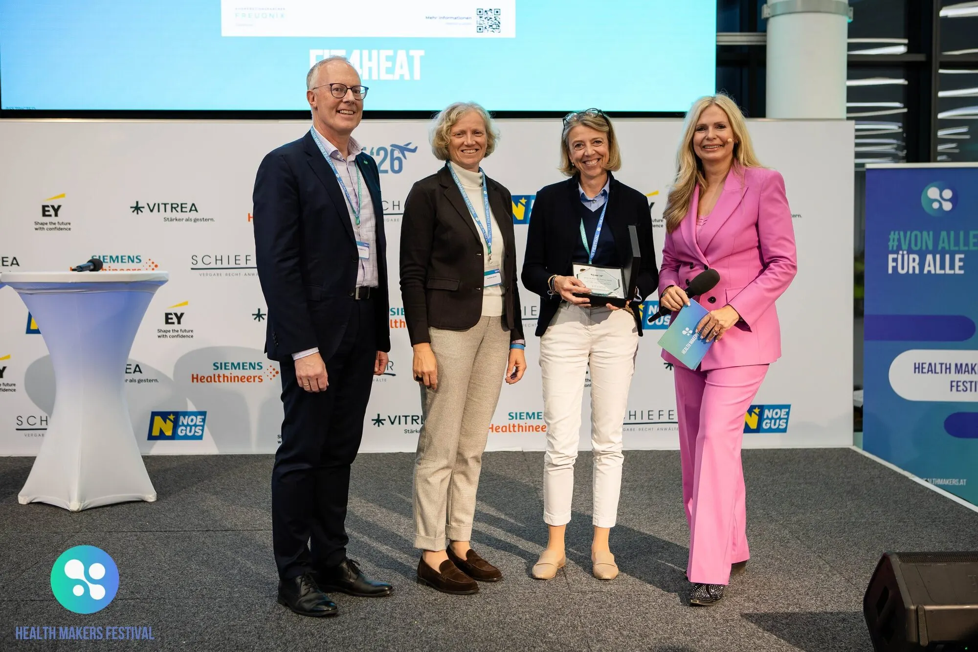 fit4heat bei der Verleihung der Health Makers Awards 2026